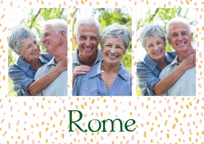 Rome seamles polkadot pattern