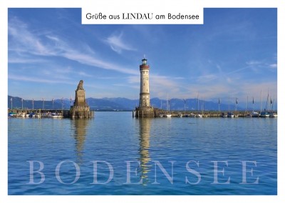 Foto Lindau Hafen Bodensee