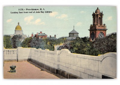 Providence, Rhode Island, Looking East from John Hay Library roof