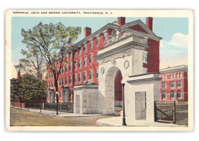 Providence, Rhode Island, memorial Arch and Brown University