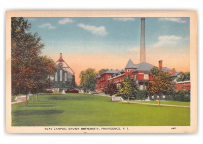 Providence, Rhode Island, Rear Campus. Brown University