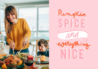 Pumpkin Spice & Everything Nice. De abÃ³bora e de pequenos coraÃ§Ãµes.