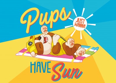 PAW Patrol Pups just wanna have sun