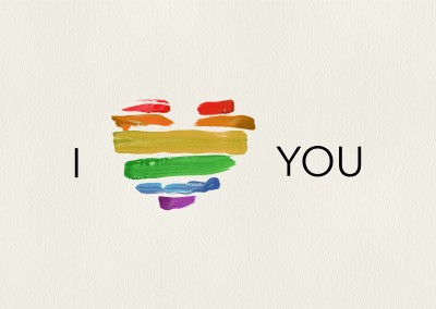 I love you (Rainbow heart)