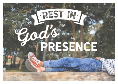postcard SegensArt Rest in god's presence