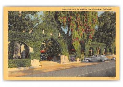Riverside, California, entrance to Mission Inn
