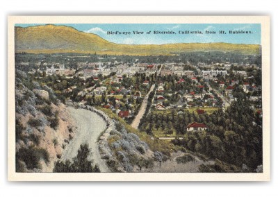 Riverside California from Mt Rubidoux Birds Eye View