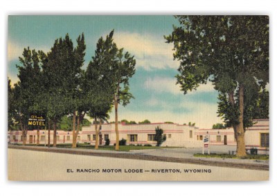 Riverton Wyoming El Rancho Motor Lodge