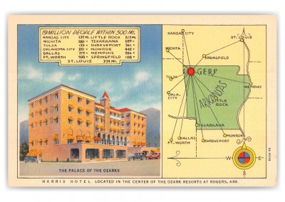 Rogers, Arkansas, Harris Hotel, Palace of the Ozarks