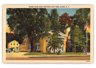 Rome, New York, Rome Club and Historic Elm Tree