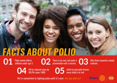 End polio now – Facts