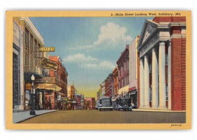 Salisbury, Maryland, Main Street looking west