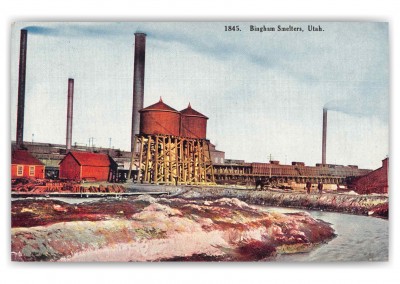 Salt Lake City Utah Bingham Smelters Copper Mine