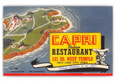 Salt lake City, Utah, Capri Italian Restaurant