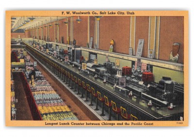 Salt Lake City Utah Woolworth Department Store Lunch Counter