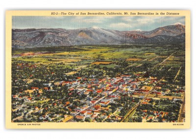 San Bernardino, California, aerial view