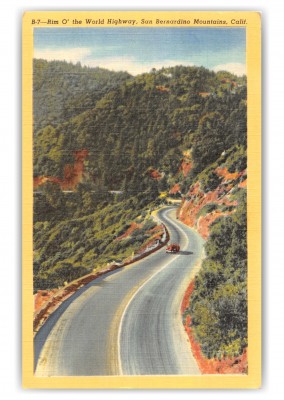 San Bernardino, California, Rim O' the World Highway