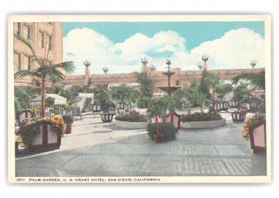 San Diego, California, Palm Garden, U.S. Grant Hotel