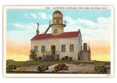 San Diego California Point Loma Old Spanish Lighthouse