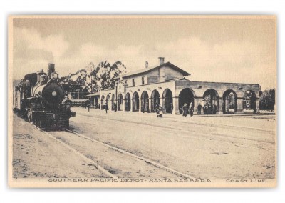 Santa Barbara California Southern Pacific Depot
