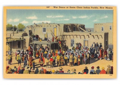 Santa Clara Indian Pueblo New Mexico War Dance