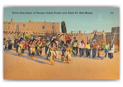 Santa Fe New Mexico Tesuque Indian Pueblo Green Corn Dance