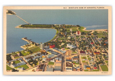 Sarasota, Florida, birds-eye view