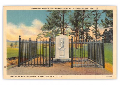 Saratoga, New York, Breymans Redoubt Monument