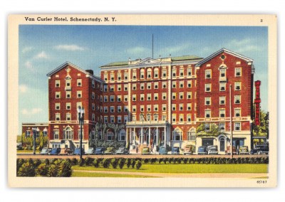 Schenectady New York Van Curler Hotel