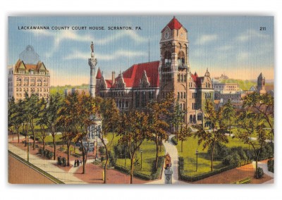 Scranton, Pennsylvania, Lackawanna County Court House