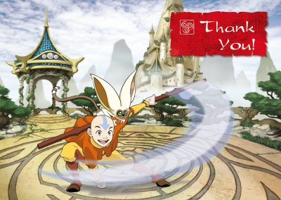 AVATAR: The Last Airbender postcard Thank you