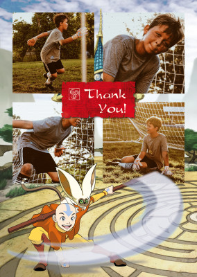 AVATAR: The Last Airbender postcard Thank you
