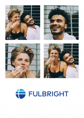 Fulbright association New York postcard