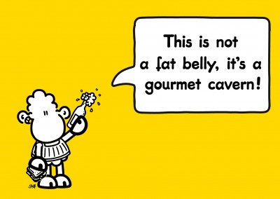 Sheepworld Not a Belly, a Gourmet Cavern