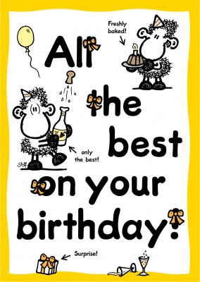 Sheepworld All the best on your birthday