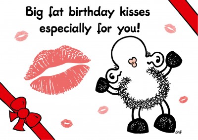 Sheepworld Big Fat Birthday Kisses