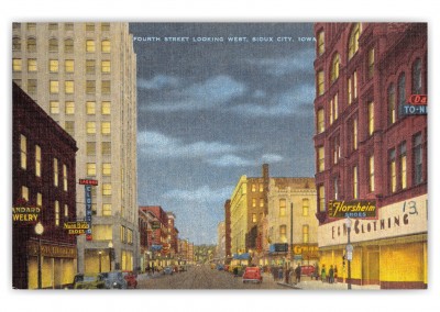 Sioux City, Iowa, Fourth Street looking west