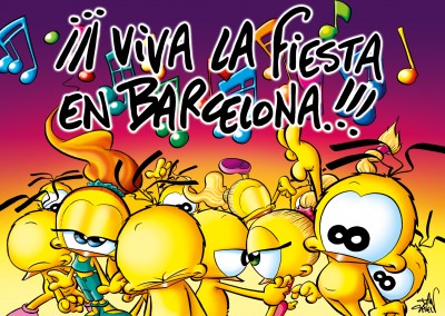 Le Piaf CartoonViva la fiesta sv Barcelona