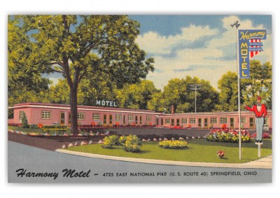 Springfield, ohio, Harmony Motel