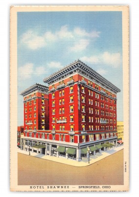 Springfield, ohio, Hotel Shawnee
