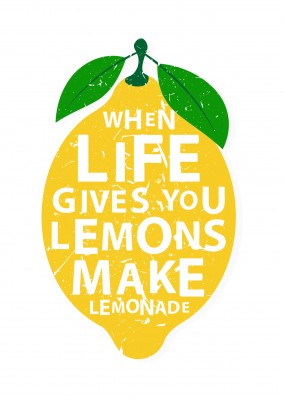Lustiger Spruch Leben Zitrone Limonade