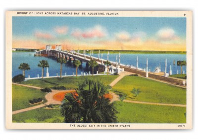 St. Augustine, Florida, Bridge of Lions across Matanzas Bay