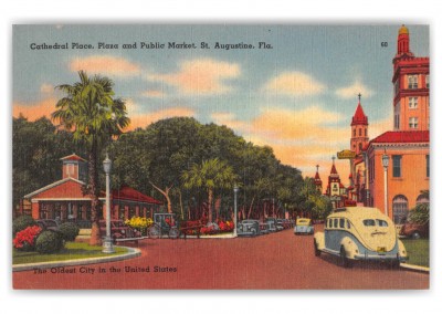 St. Augustine, FLorida, Cathedral Place, Plaza, and Public Market