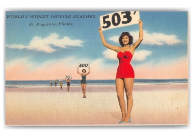 St. Augustine Florida World's Widest Driving Beach