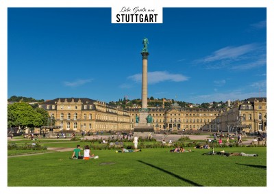 Foto vom Schloßplatz Stuttgart–mypostcard