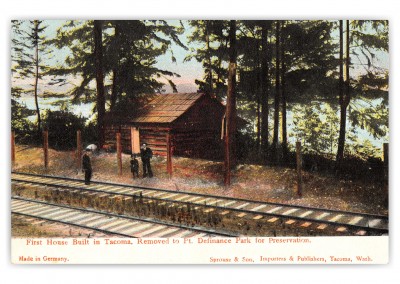 Tacoma, Washington, first house built in Tacoma