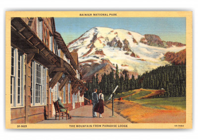 Tacoma Washington, Rainier Mountain from Paradise Lodge