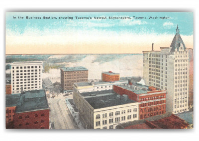 Tacoma, Washington, skyscrapers and business section
