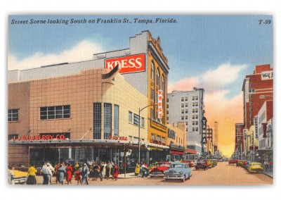 Tampa, Florida, looking south on Franklin Street