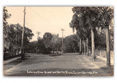 Tarpon Springs Florida Intersection Grand and Spring Blvd